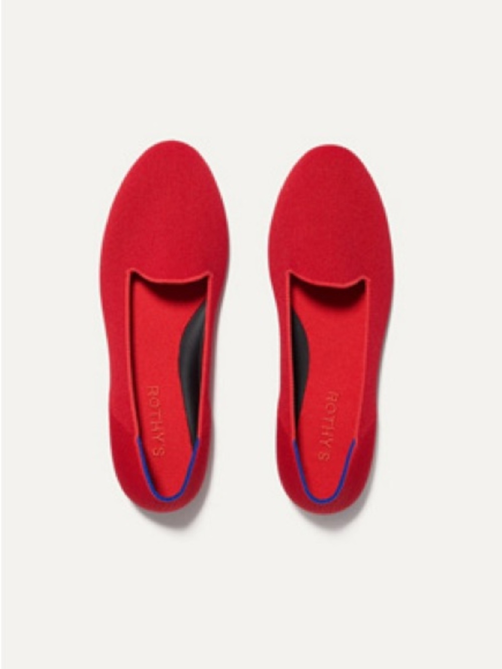 Rothy's Women's Red Slip-On Flats